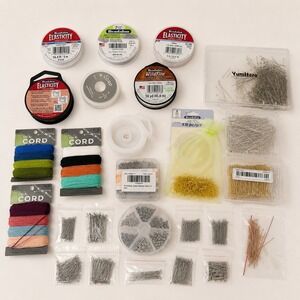 Beadalon DIY Jewelry Making Kit Craft Supplies Lot Boho Handmade Findings